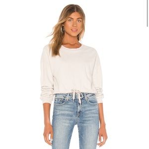 Light grey crewneck sweater | Revolve